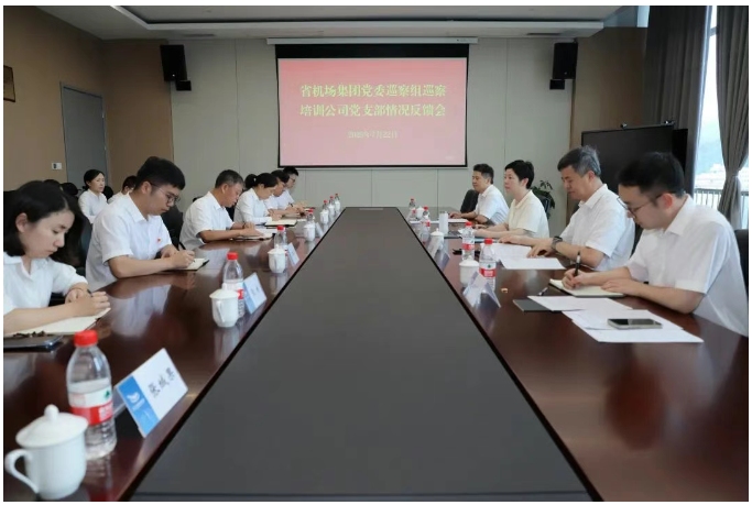 集團黨委巡察組向培訓(xùn)公司黨支部反饋巡察情況